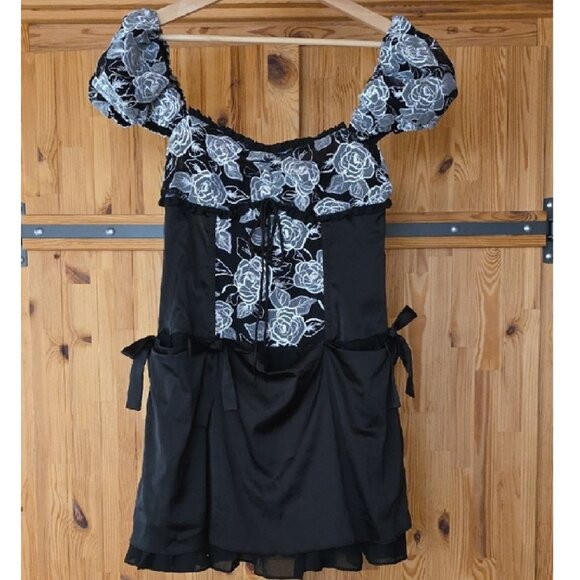 For Love And Lemons Dresses & Skirts - NWT FOR LOVE AND LEMONS HADLEE EMBROIDERED CORSET MINI DRESS SIZE S